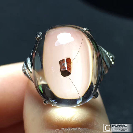 我家的天然水晶戒指_戒指水晶