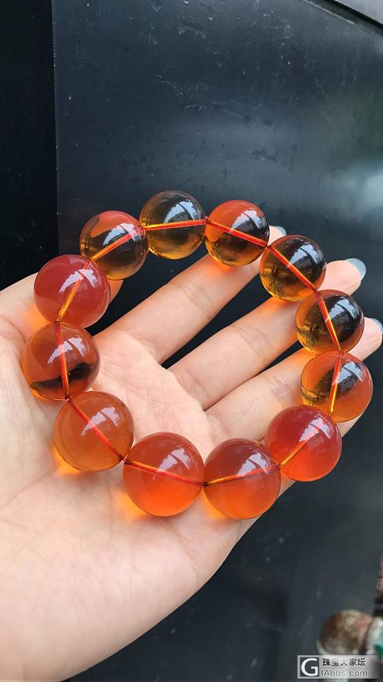缅甸琥珀_珠串琥珀