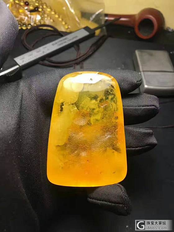 不可多得的收藏品~蜜蜡_牌子挂件蜜蜡
