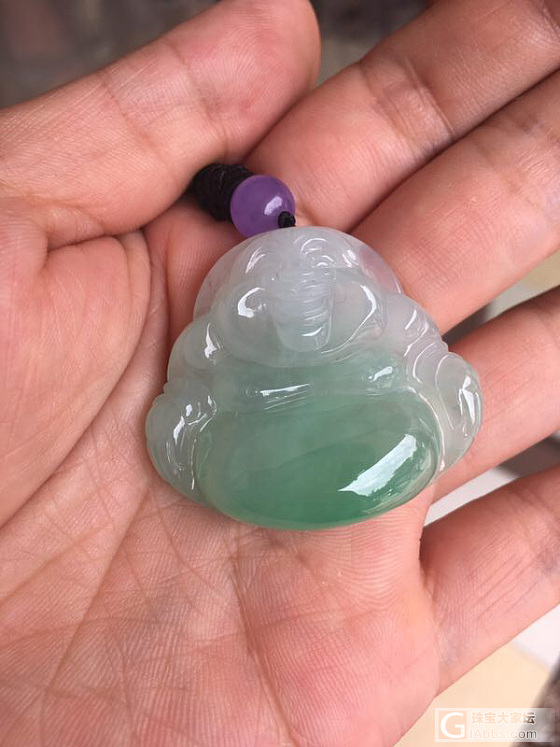 重发一下自然光下的佛公，烦请各位大神估个价_挂件翡翠