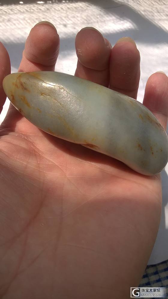 出~新疆和田青花籽料_原石和田玉
