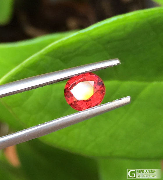 灰常漂亮的鸽血红色尖晶！_刻面宝石尖晶石
