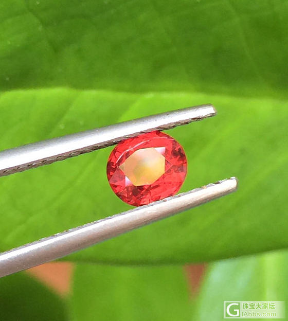灰常漂亮的鸽血红色尖晶！_刻面宝石尖晶石