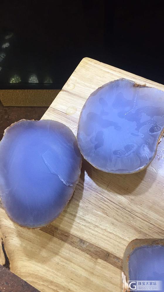 天然蓝玉髓手镯，原石_手镯玉髓
