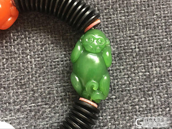 【喆熙美玉】45克三不猴手链_手链和田玉