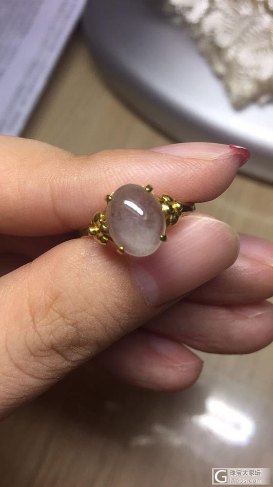 老款戒指，求鉴定戒面是什么宝石_戒指彩色宝石
