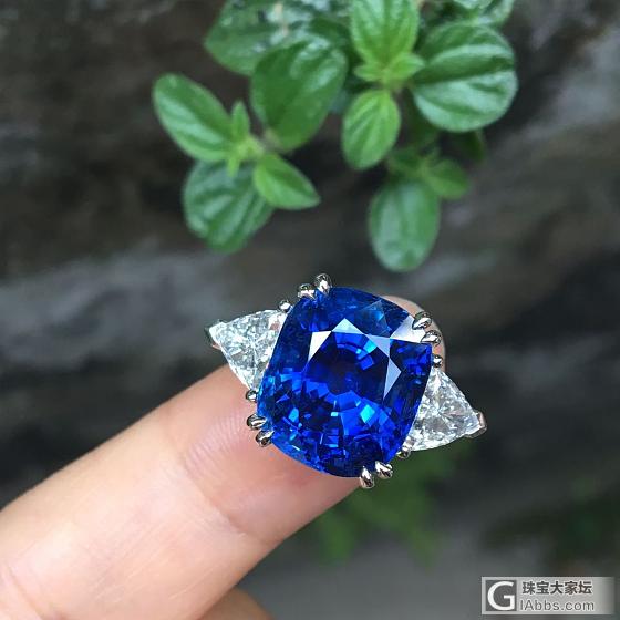 这颗缅甸美的心跳漏一拍_戒指蓝宝石