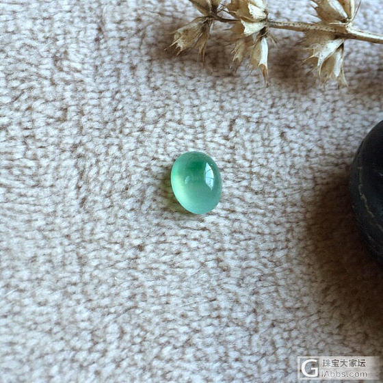 双分色蛋面_翡翠蛋面