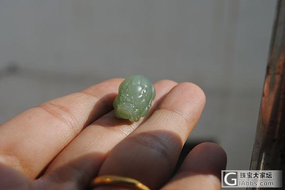 【雅知玉】精雕碧玉小件。。。_挂件和田玉