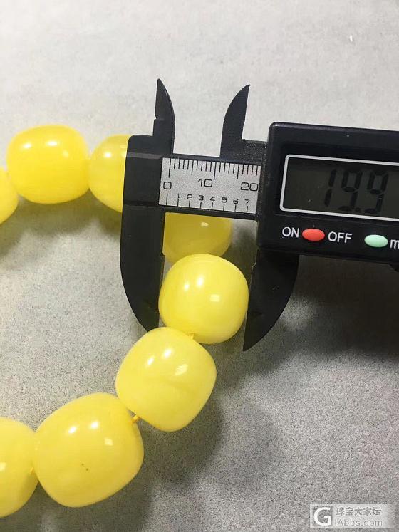新品，55.7克、19-20mm纯天然蜜蜡老式枣珠手串，跟圆珠不一样的风格，更霸..._珠串蜜蜡