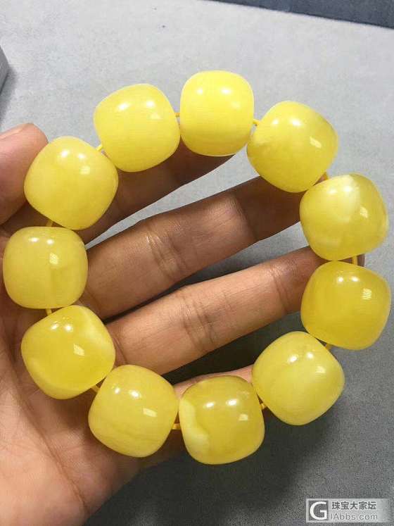 新品，55.7克、19-20mm纯天然蜜蜡老式枣珠手串，跟圆珠不一样的风格，更霸..._珠串蜜蜡