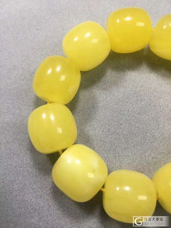新品，55.7克、19-20mm纯天然蜜蜡老式枣珠手串，跟圆珠不一样的风格，更霸..._珠串蜜蜡