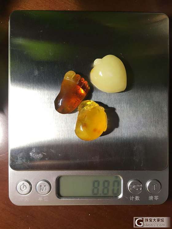 个人闲置天然原矿琥珀蜜蜡吊坠雕刻件_挂件琥珀蜜蜡
