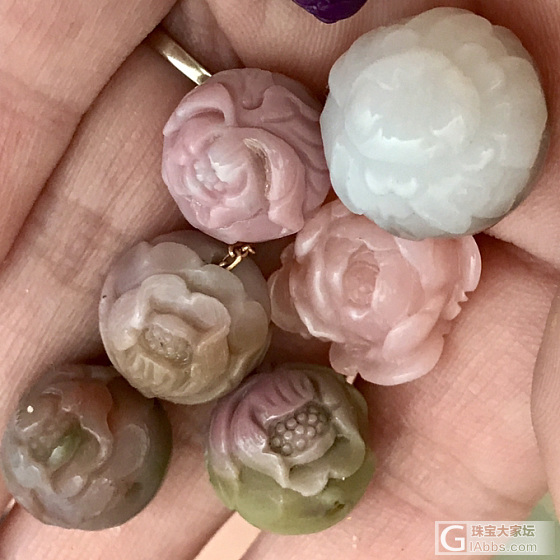 盐源瑪堖牡丹花珠低價甩出_珠串玛瑙
