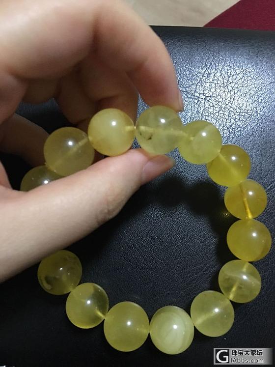 团购几条蜜蜡手串14-16，克价38_珠串蜜蜡