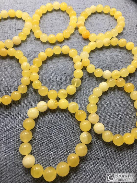 94.1克纯天然蜜蜡手串一批，10mm到12mm规格，品质不错，打包出，26克价_珠串蜜蜡