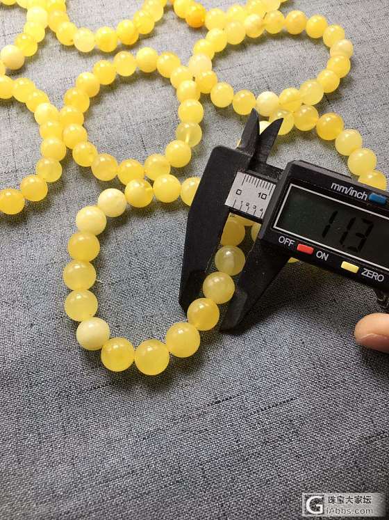94.1克纯天然蜜蜡手串一批，10mm到12mm规格，品质不错，打包出，26克价_珠串蜜蜡