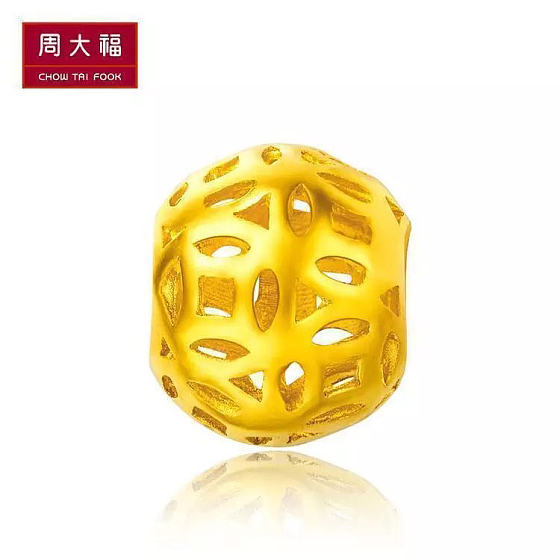 七夕天猫周大福收到了_串珠天猫金