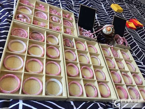 蔷薇辉欣赏 都是自珍_手镯蔷薇辉石