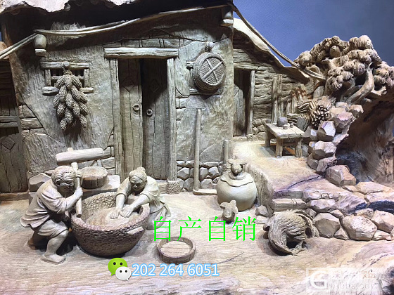 中華文化最绚丽的瑰宝，巧夺天工入木万分《岁月如歌》_木雕