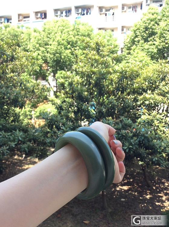 苍劲的竹节镯_青玉手镯和田玉