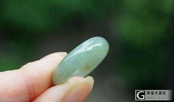 【花好月圆翡翠阁】几款翡翠A货指环和蛋面。_蛋面戒指翡翠