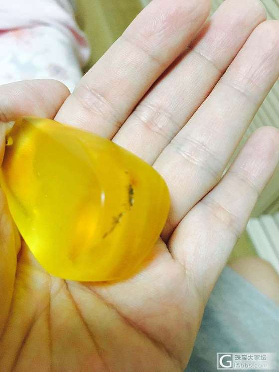 新磨的琥珀_挂件琥珀