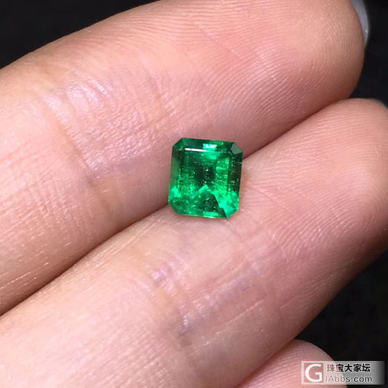 🌹小精品祖母绿_刻面宝石祖母绿