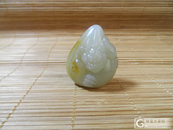 天然新疆和田白玉籽料原石枣红皮羊脂白玉貔貅_挂件和田玉
