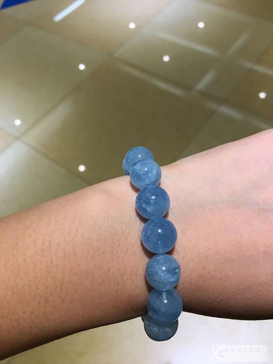 新入的进门款海蓝宝_珠串海蓝宝