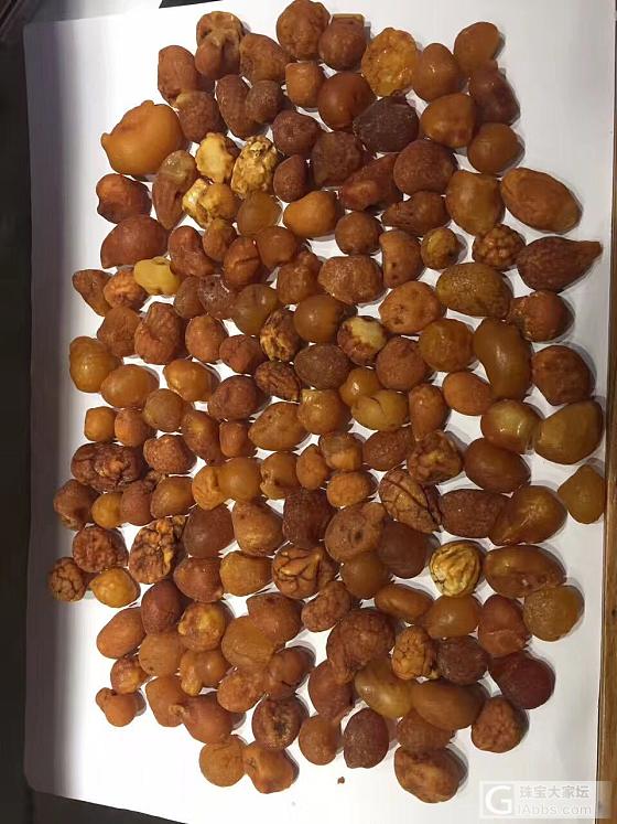 看看咯！漂亮不。_原石琥珀蜜蜡
