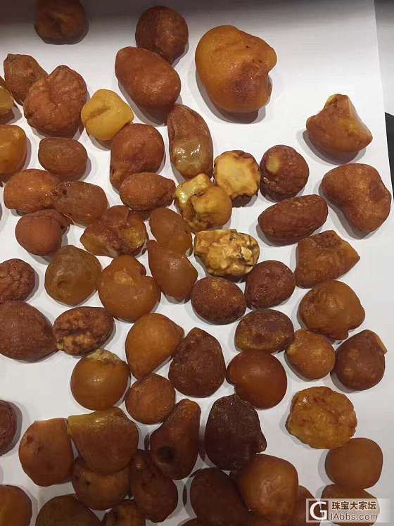 看看咯！漂亮不。_原石琥珀蜜蜡