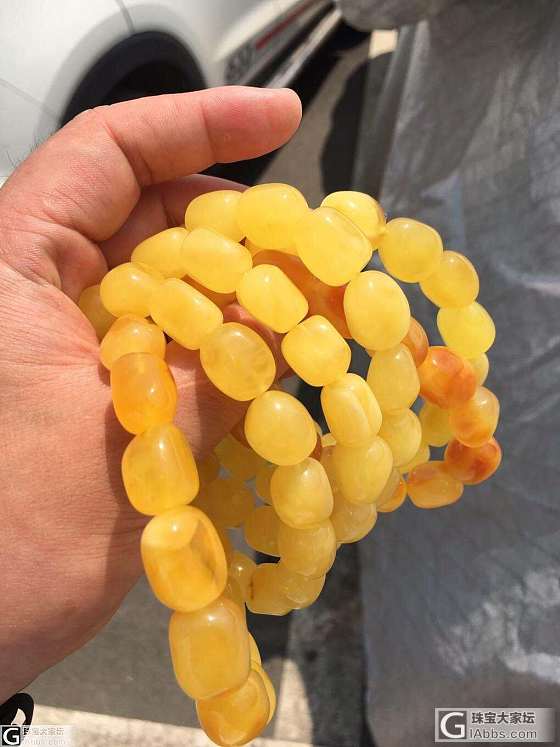 终于找到这颜色的手串了_蜜蜡珠串