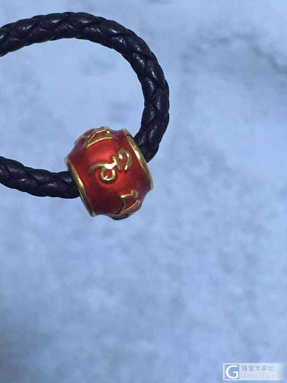 曼卡龙时来运转（红色）转运珠_配件金