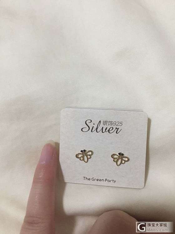 小蜜蜂925银耳钉_耳钉925银