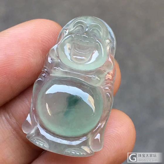 翡翠小白求鉴定_挂件翡翠