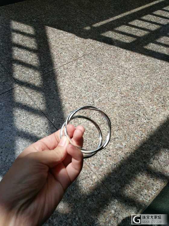 松麻和甜甜圈_手镯银