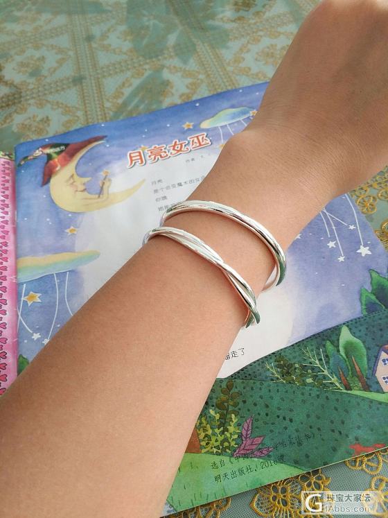 松麻和甜甜圈_手镯银