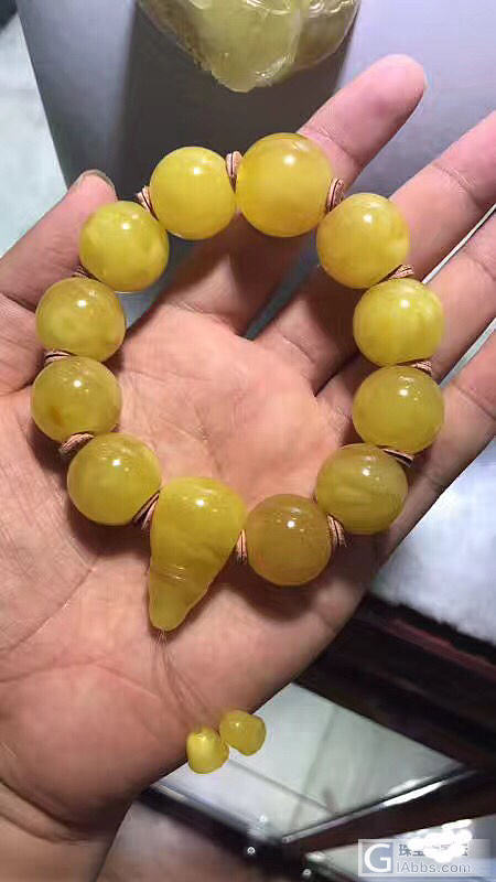 种种草，看看有没有喜欢琥珀的来_珠串琥珀蜜蜡