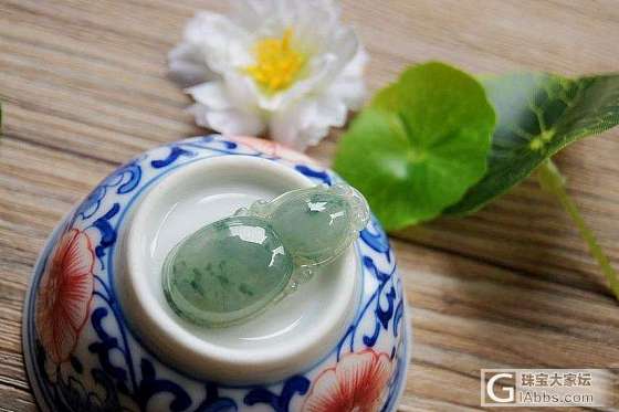 【花好月圆翡翠阁】醒目清凉飘花饱满花件6件！！_花件翡翠