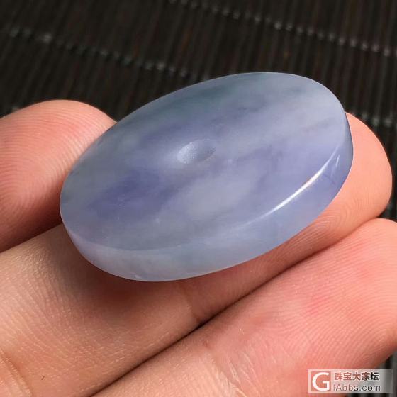 紫罗兰飘花平安扣_平安扣翡翠