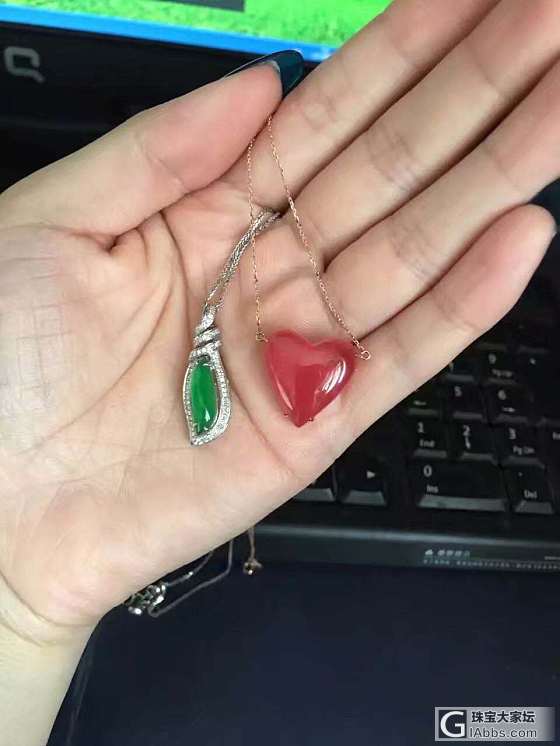 月亮代表我的心_红纹石挂件