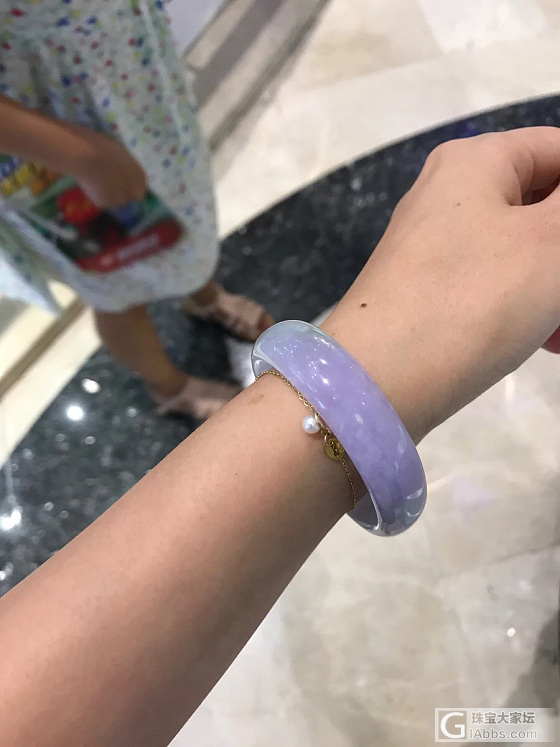 个人闲置 紫罗兰 春带彩 翡翠手镯_手镯翡翠