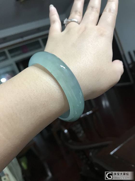 晒晒刚收的镯几_手镯翡翠