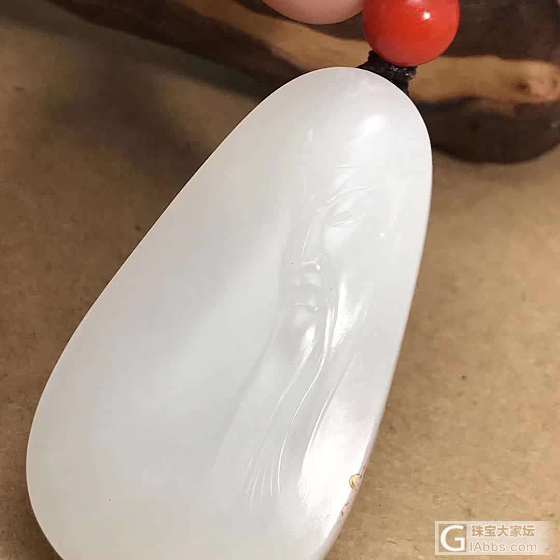 出手和田玉籽料关公牌子_牌子和田玉