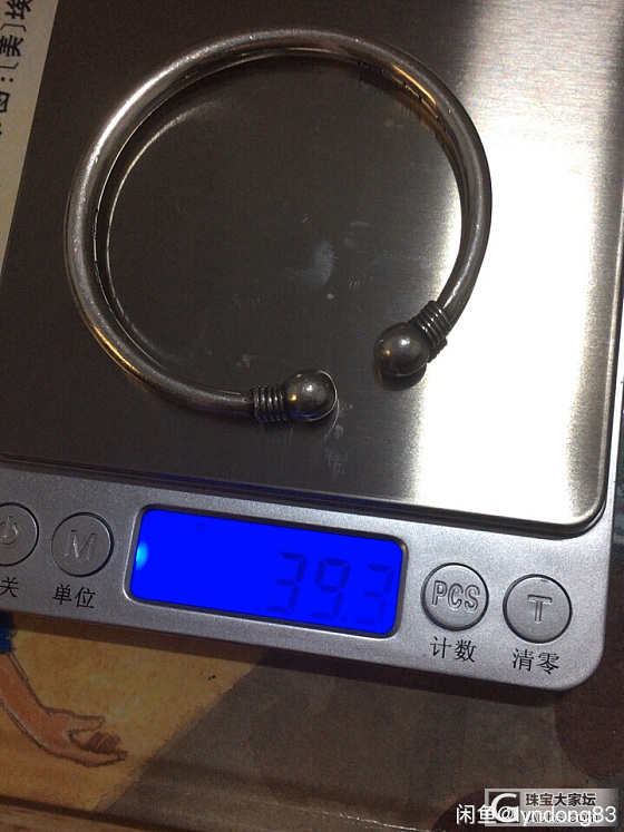 饶记光圈 个性墙角牡丹 许字银珠大圈口银镯大甩卖_手镯银