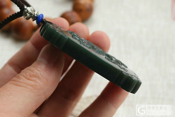 【荣毅】9月26上新：两件高品质青玉平安牌！_牌子挂件青玉