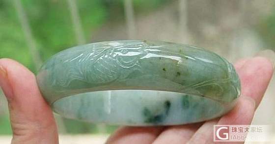 【花好月圆翡翠阁】几款清新淡绿飘花厚装雕花手镯_手镯翡翠