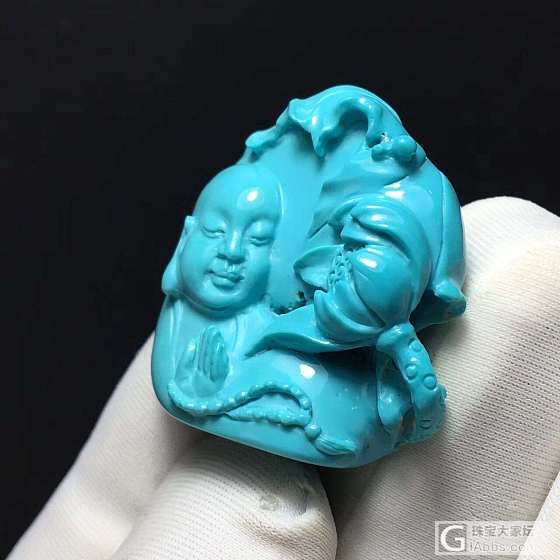 谁来转绿松呢？很想入一件入门把玩啊_松石