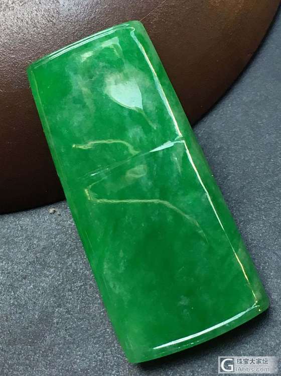 满色辣绿竹节，KKFC999_挂件翡翠